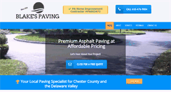 Desktop Screenshot of blakepaving.com
